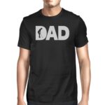 Dad Golf Mens Black Round Neck Tee Funny Gifts For