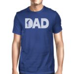 Dad Golf Mens Blue Cute Graphic Tee Unique Dad